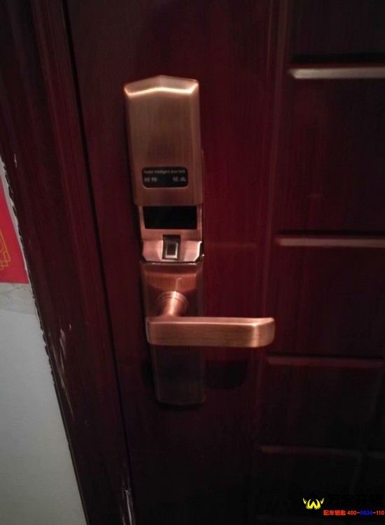 萊蕪高檔小區(qū)裝古銅色指紋鎖，萊蕪指紋鎖專(zhuān)賣(mài)店